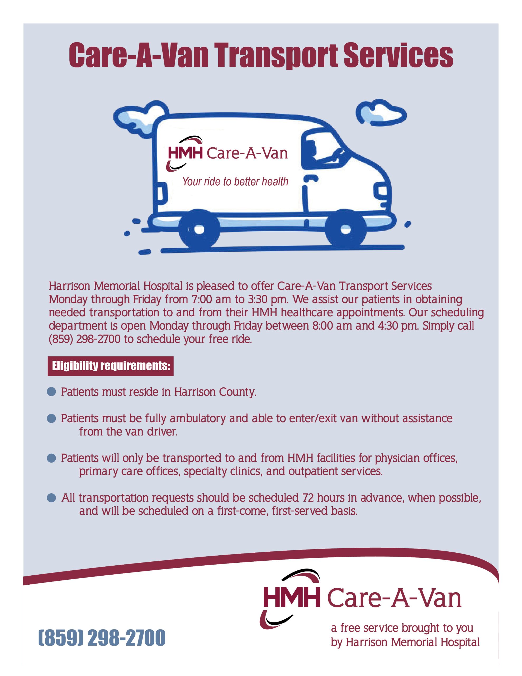 HMH Care-A-Van Transport Services